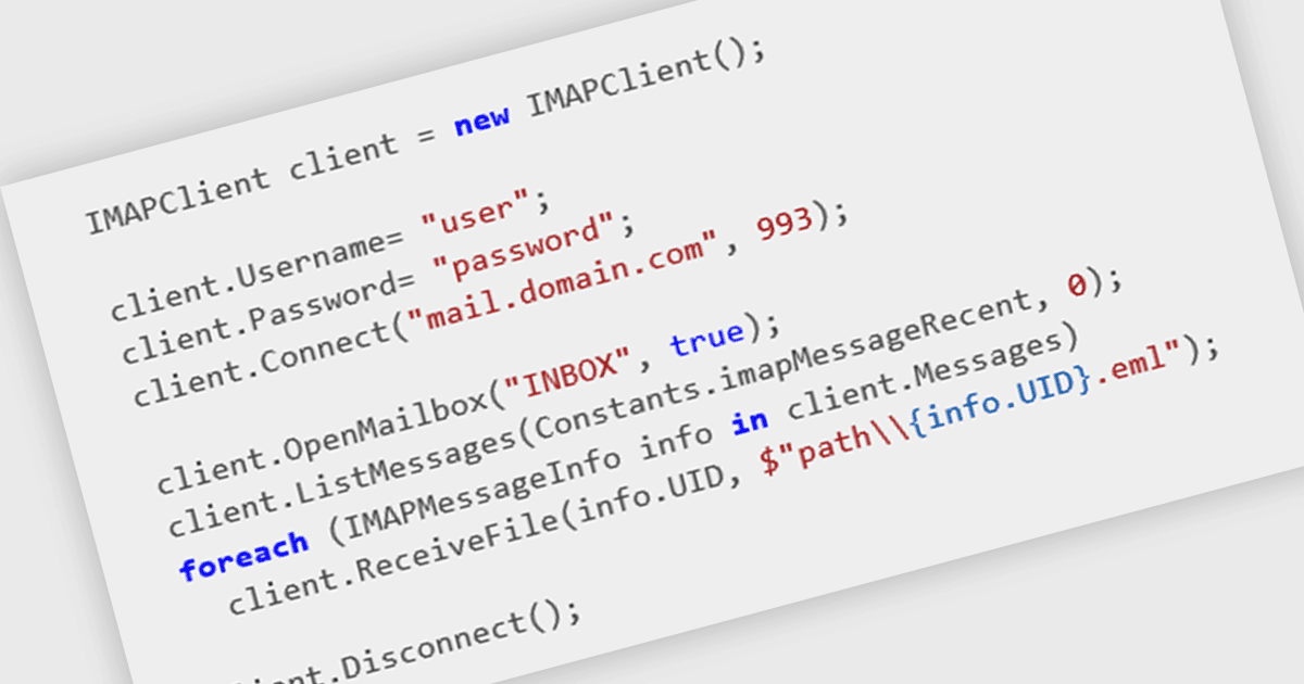 Add Server-Based Email Handling to Your Apps