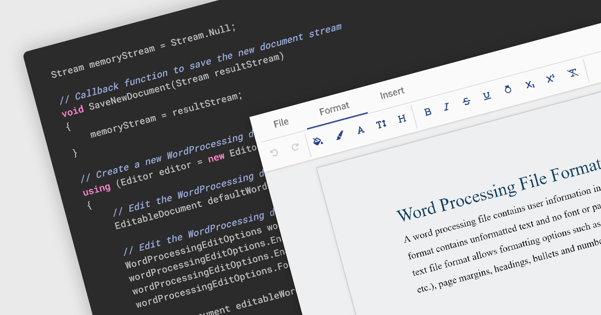 Create and Edit Documents in a Single Interface