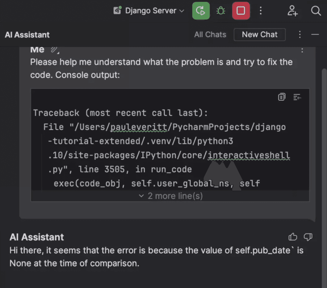 Integrated context aware AI, right in your IDE.