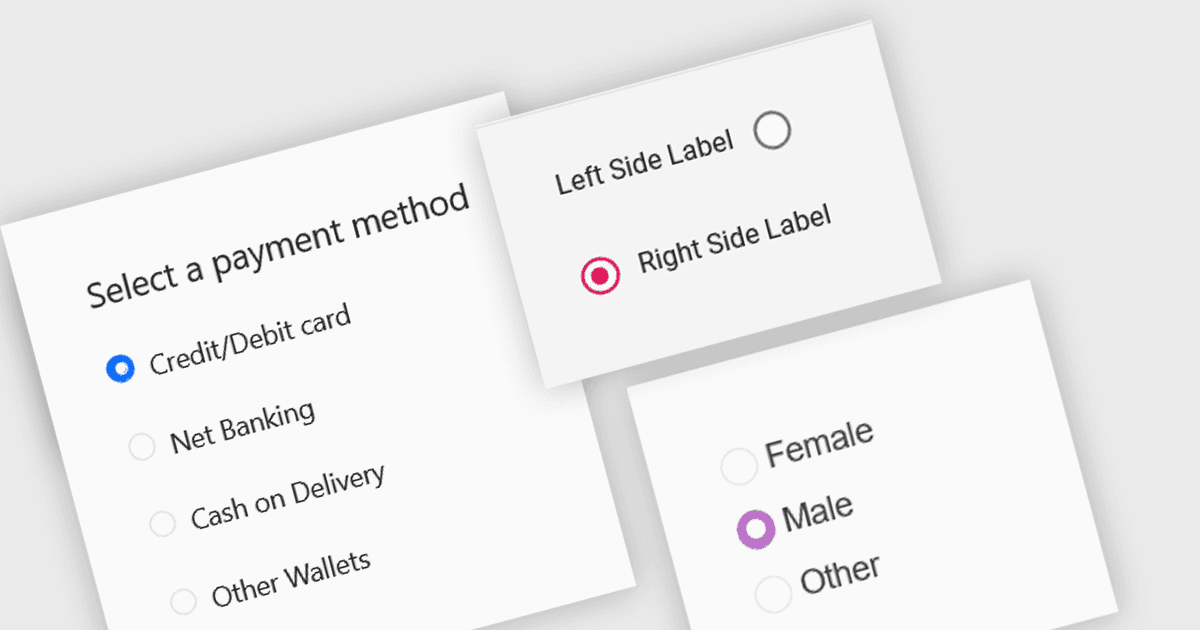 Help Users Make a Single, Unambiguous Choice