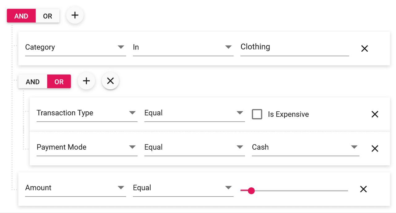 imagem do produto Syncfusion Vue Query Builder UI