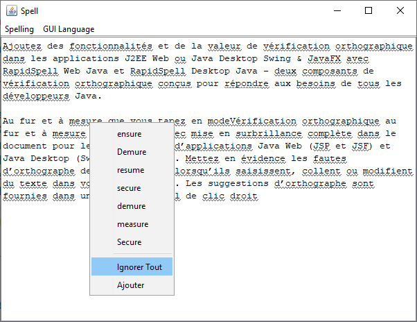 RapidSpell Java Desktop 产品图片