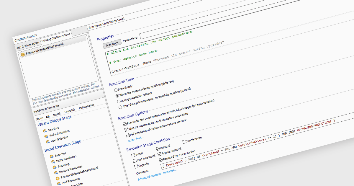 Customize App Removal with Uninstall Scripts