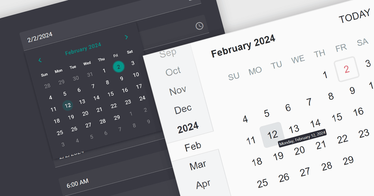 Give Users an Easy Way to Select Dates