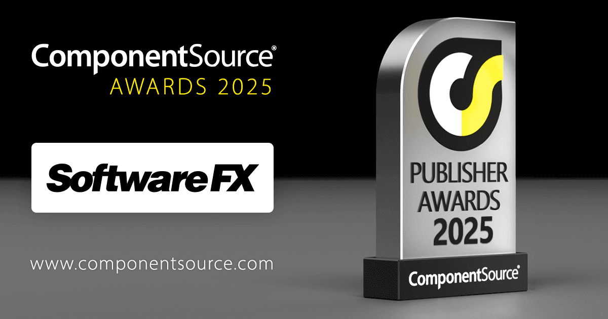 Software FX Wins ComponentSource Award