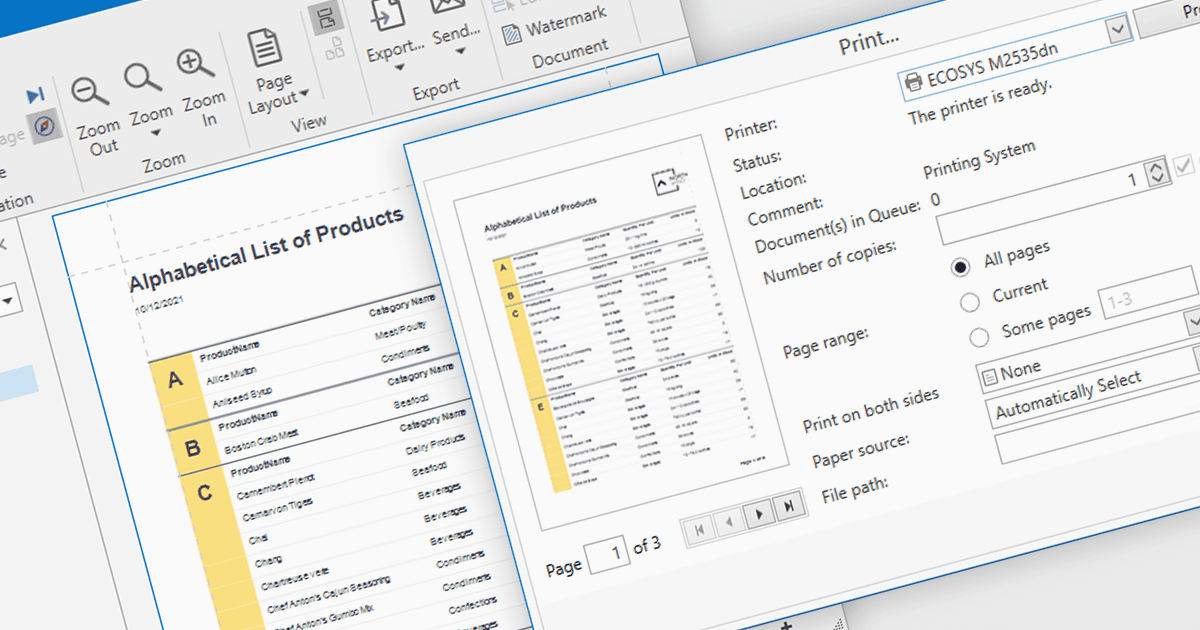 Let Users Print Reports Directly from Your Apps