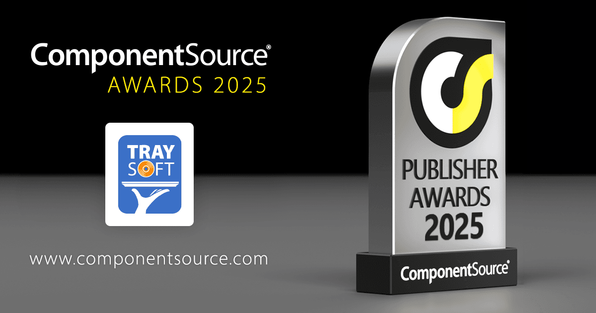 Traysoft remporte un prix ComponentSource