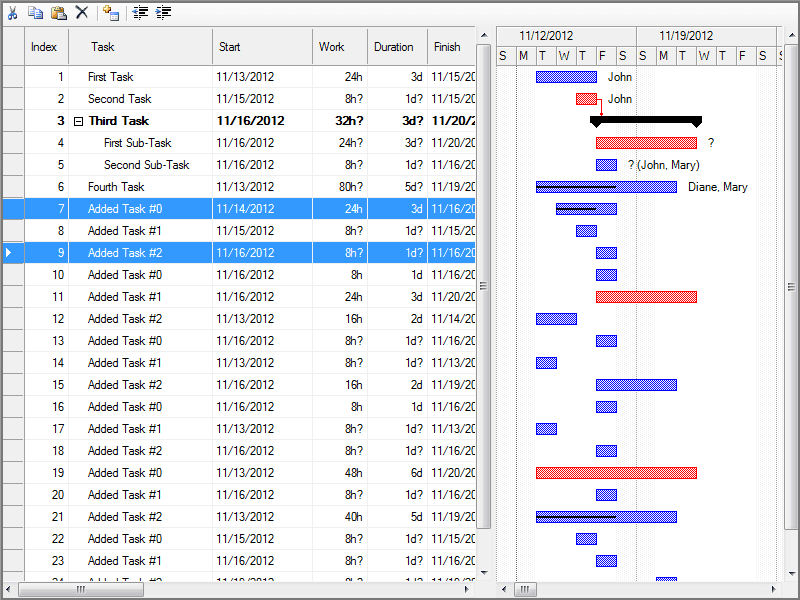Add interactive Gantt charts and other project management components to your Windows Forms applications.