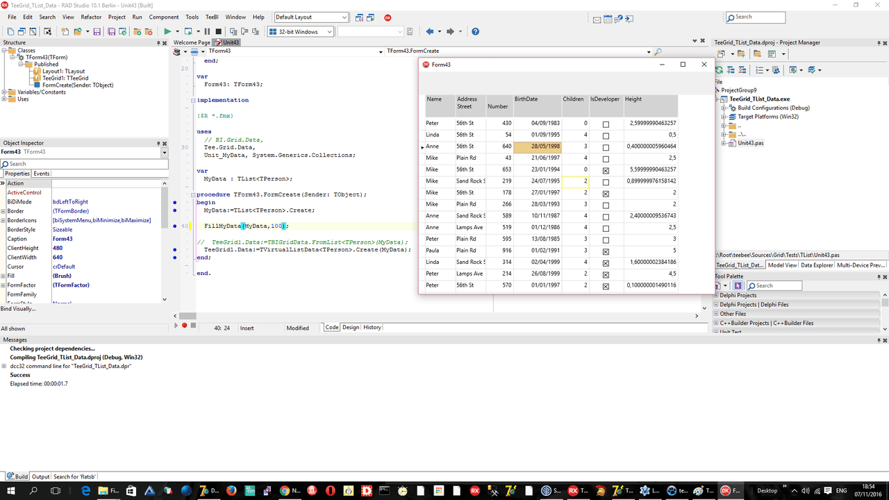 imagen del producto TeeGrid for VCL/FMX