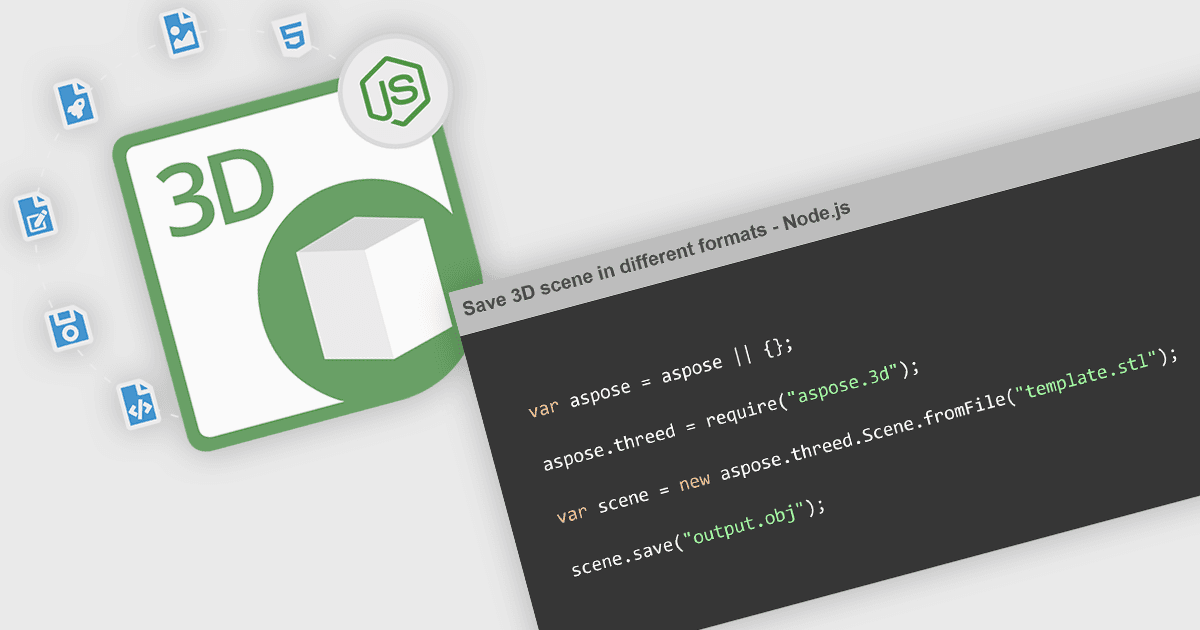 Automatisez les workflows 3D dans Node.js