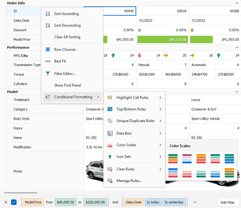 DevExpress WinForms Vertical Grid 产品图片 DevExpress WinForms Vertical Grid 产品图片