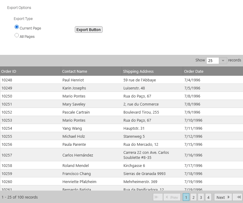 Infragistics Ultimate UI for ASP.NET MVC Word Exporter product image