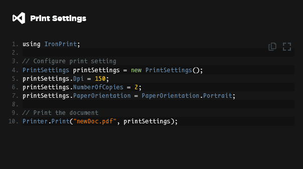 A highly deployable C# printing library that supports silent printing, custom print settings, and seamless integration with .NET apps.