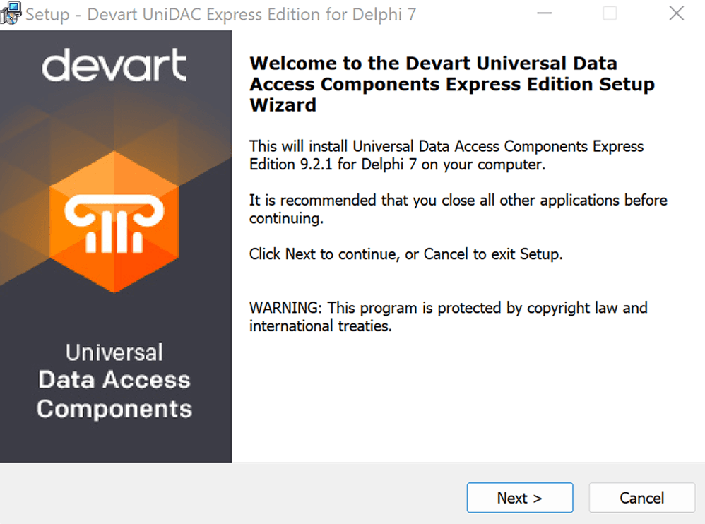 Universal Data Access Components (UniDAC) Produktbild