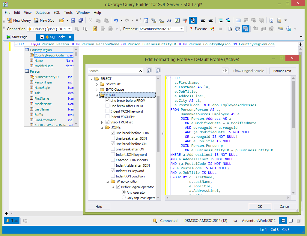 image du produit dbForge Query Builder