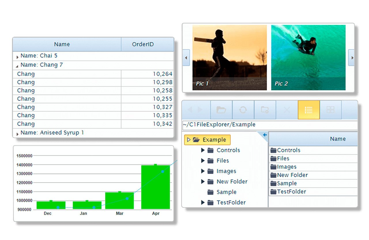 imagem do produto ComponentOne Studio ASP.NET Web Forms Edition
