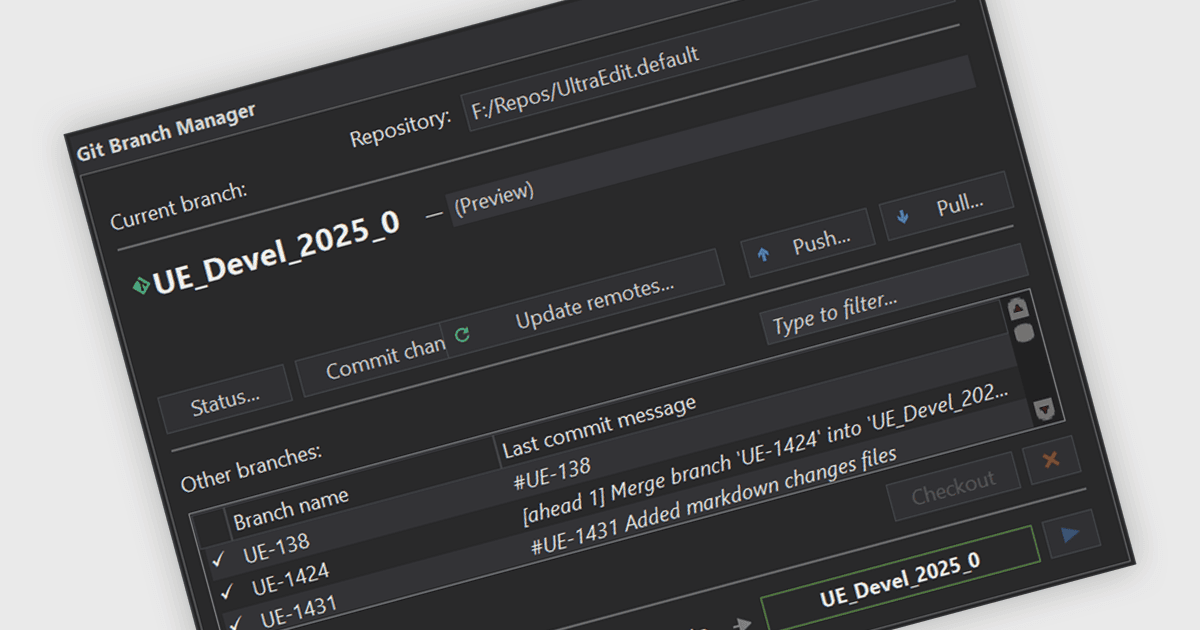 Git-Repositories direkt aus Ihrem Texteditor verwalten
