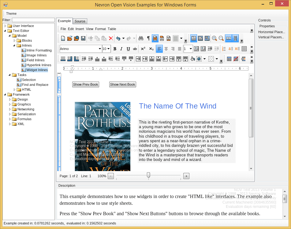 image du produit NOV Rich Text Editor for .NET