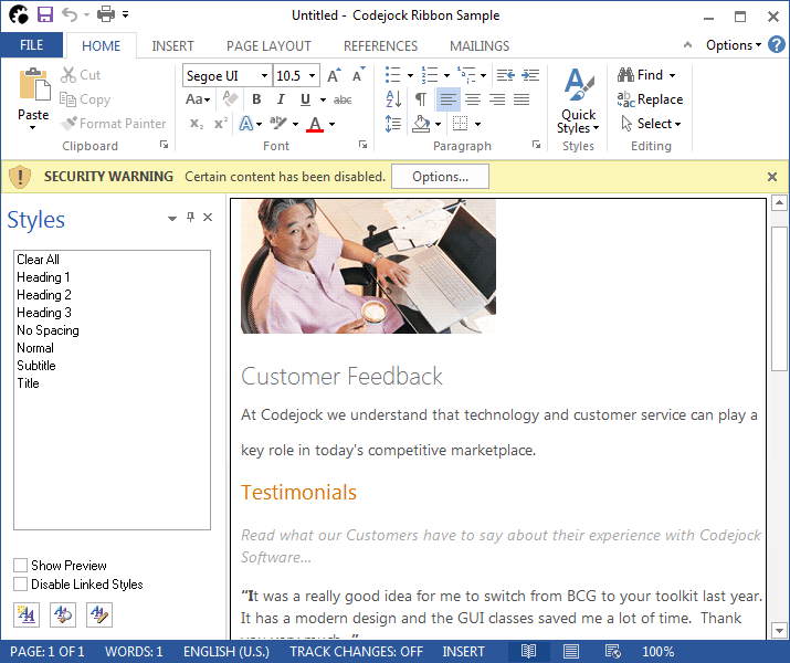 imagen del producto Codejock Command Bars Visual C++ MFC