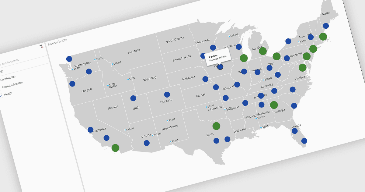 Visualize Geographic Trends with Map Charts