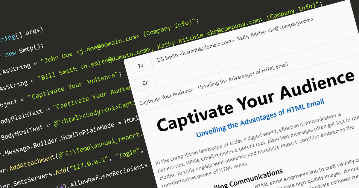 Send Visually Appealing and Engaging Emails