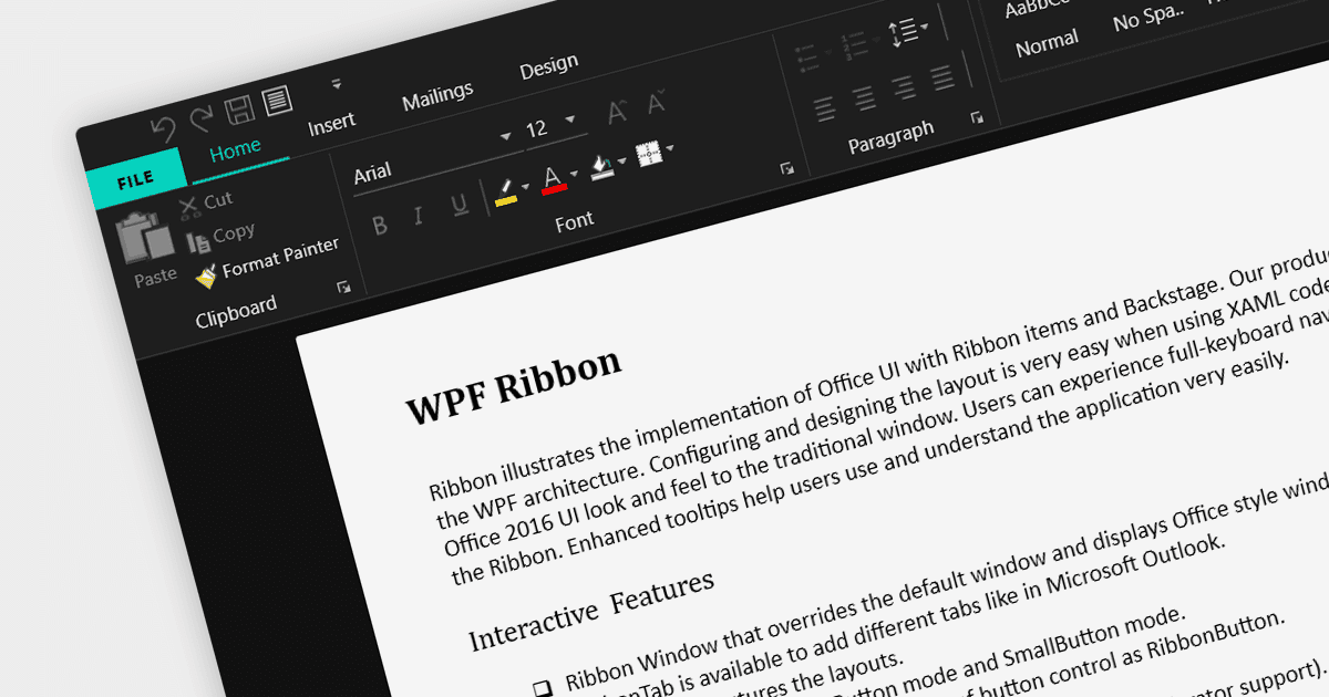 Enhancing WPF Apps with a Ribbon Bar