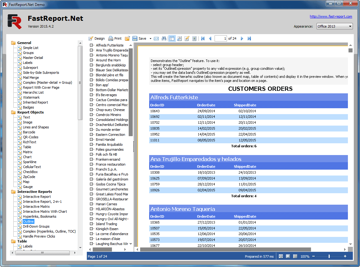 FastReport.Net Enterprise 2015.4 released
