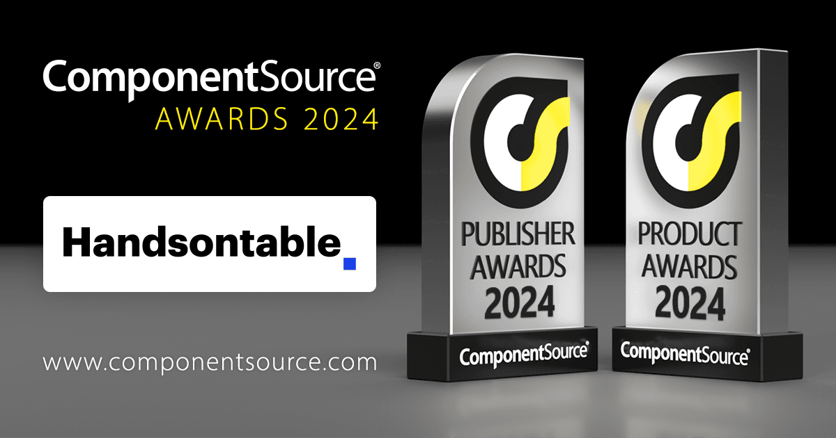 Handsoncode Wins Two ComponentSource Awards