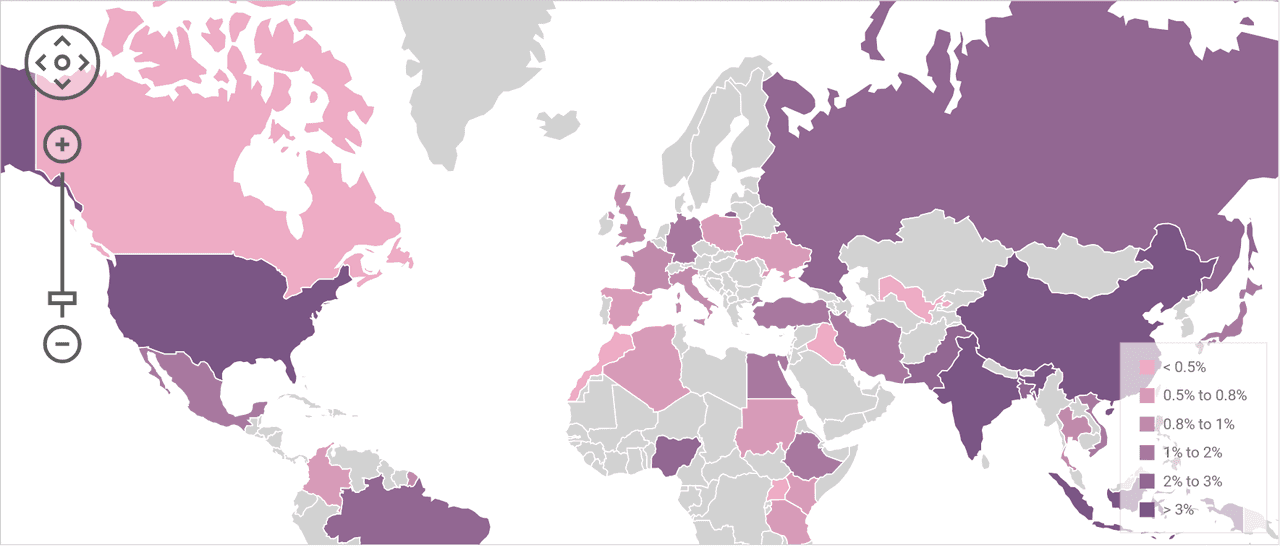 DevExtreme Angular Map product image DevExtreme Angular Map product image