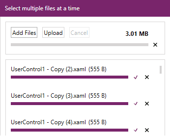 Telerik UI for WPF CloudUpload 제품 이미지 Telerik UI for WPF CloudUpload 제품 이미지