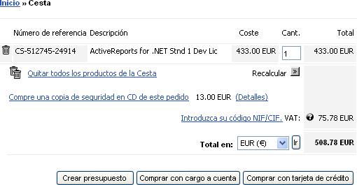 Compras en línea