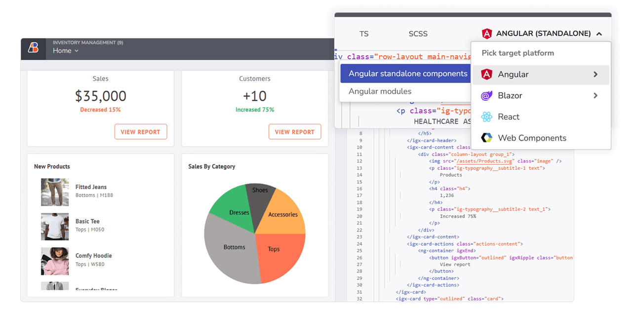 Infragistics App Builder product image