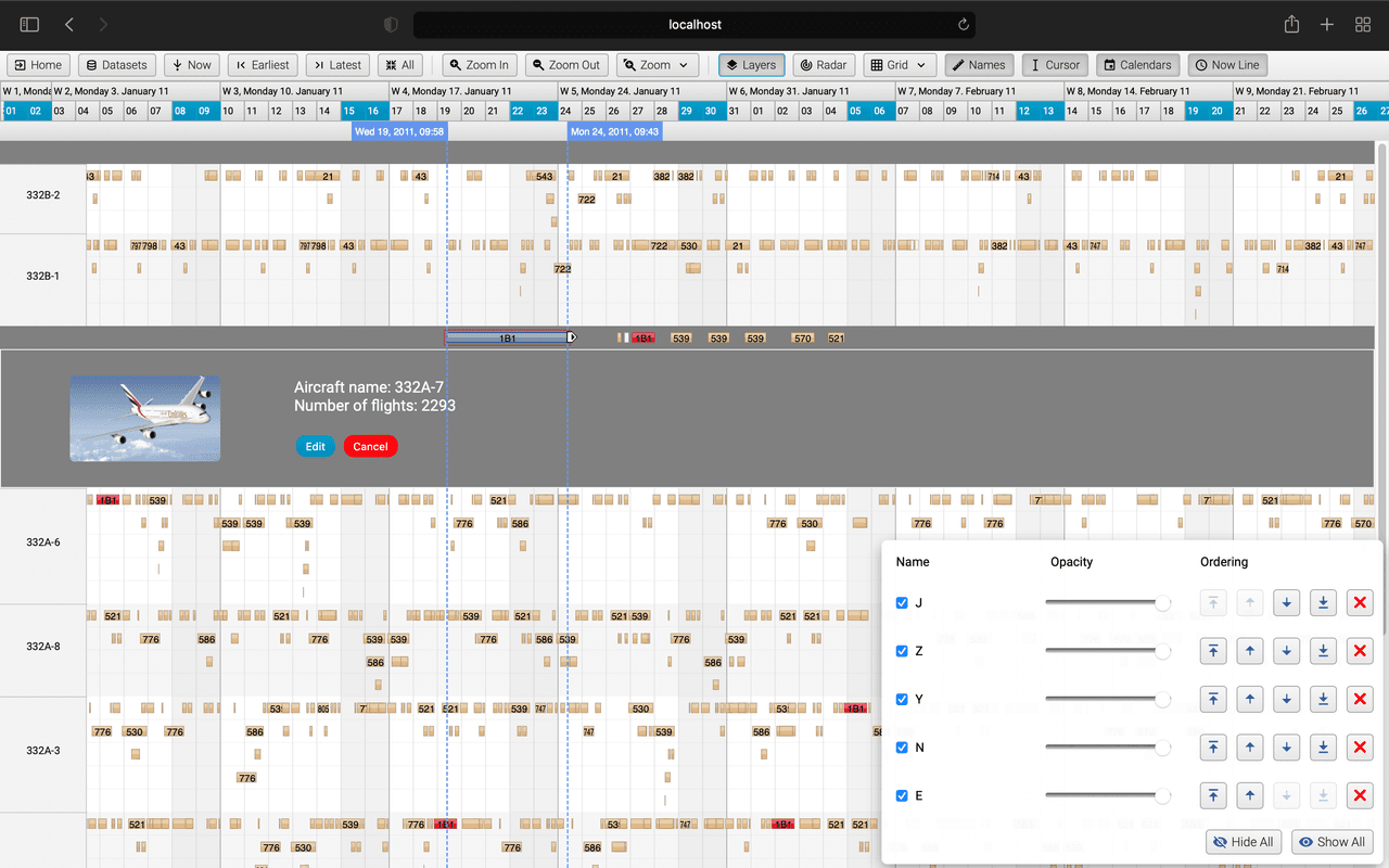 Allow activity duration editing using drag and drop.