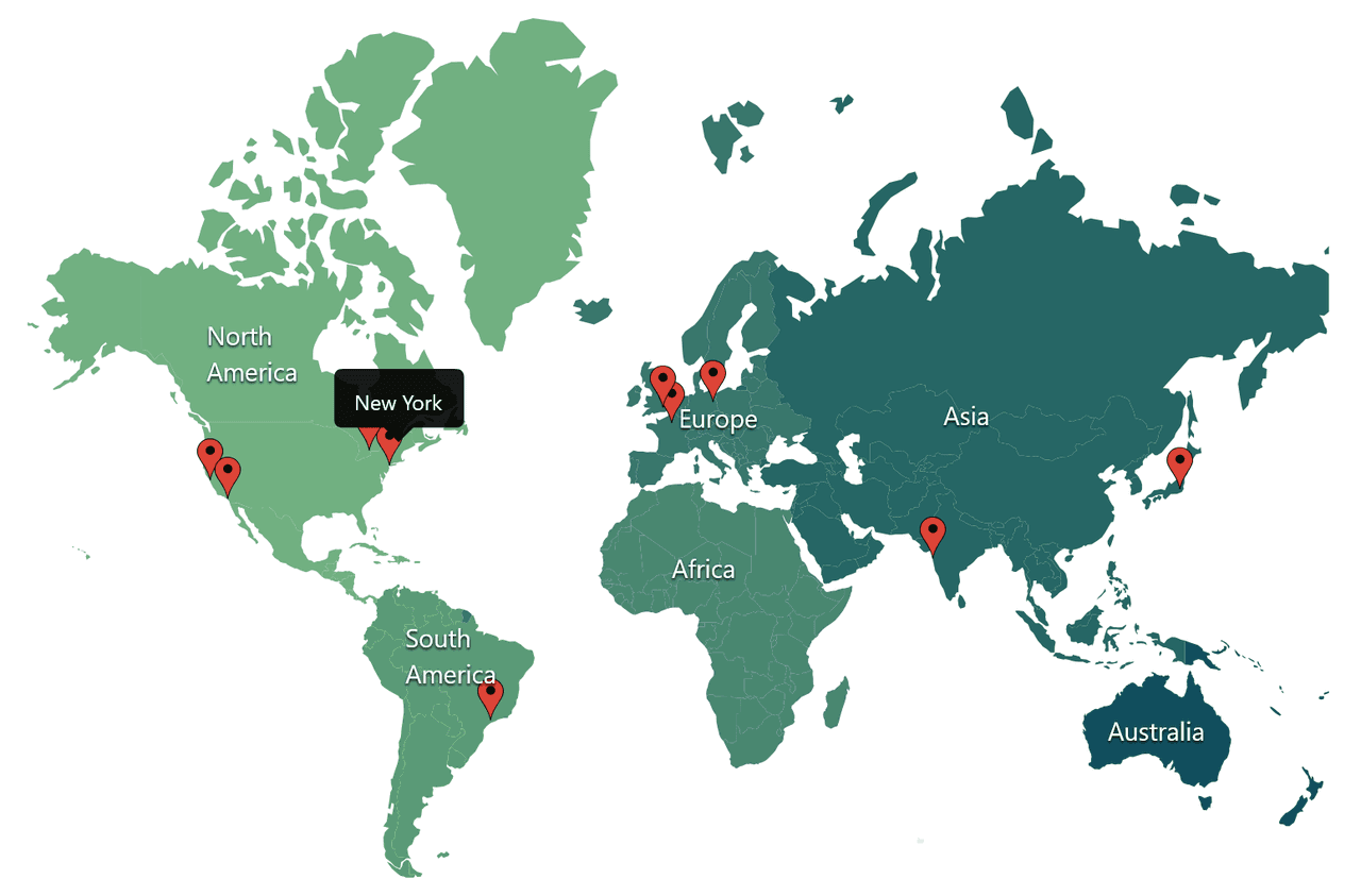 Syncfusion ASP.NET MVC Maps product image
