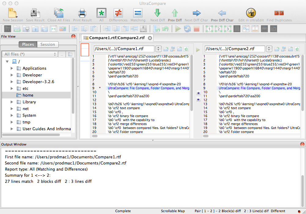 UltraCompare for Mac released