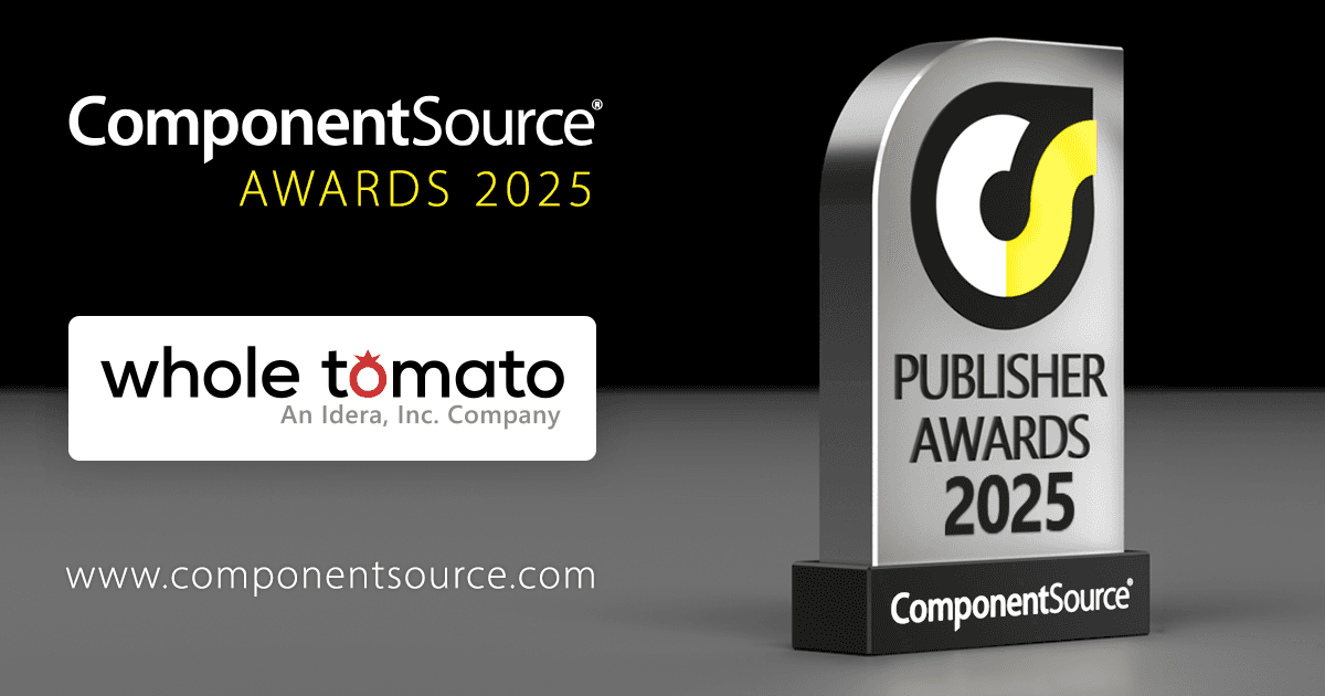 Whole Tomato Software Wins ComponentSource Award