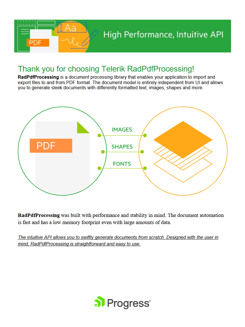 Telerik UI for .NET MAUI PDFProcessing 제품 이미지 Telerik UI for .NET MAUI PDFProcessing 제품 이미지