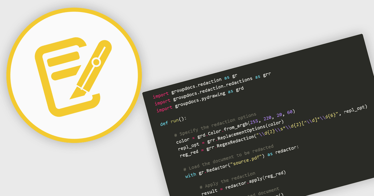 Redact Documents Programmatically with Python