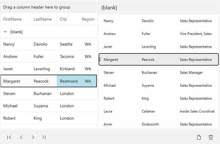 immagine del prodotto Telerik UI for WinUI UI Navigation Controls