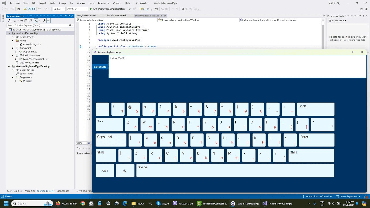 MindFusion.Virtual Keyboard for Avalonia product image