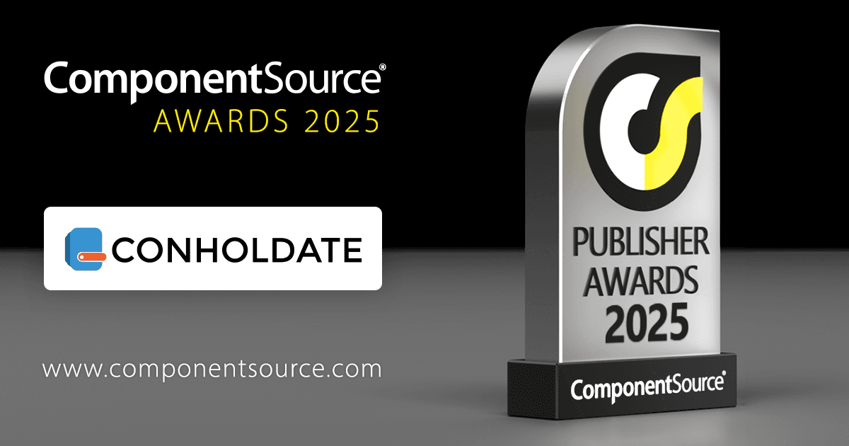 Conholdate gewinnt ComponentSource-Award