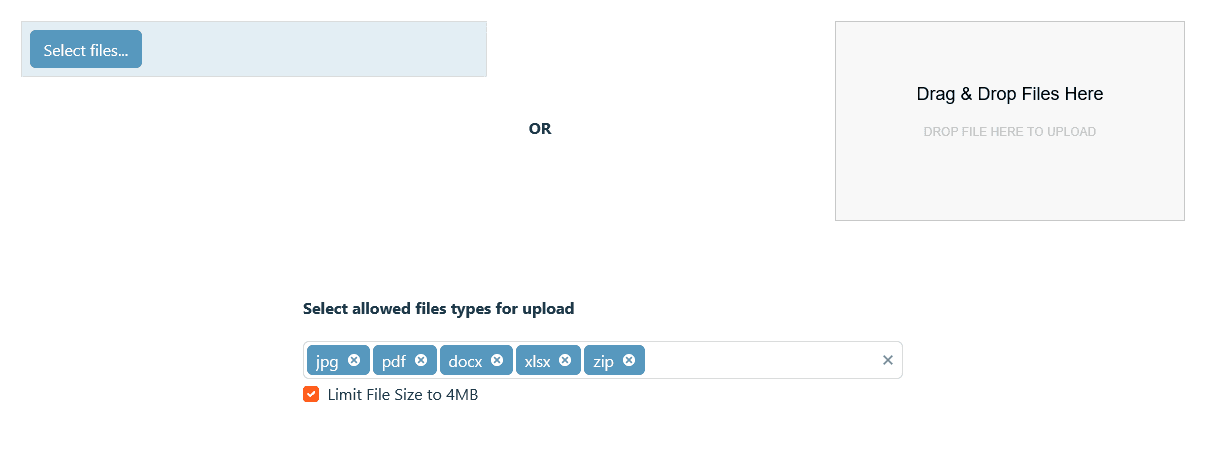 Telerik UI for ASP.NET Core Upload 제품 이미지 Telerik UI for ASP.NET Core Upload 제품 이미지