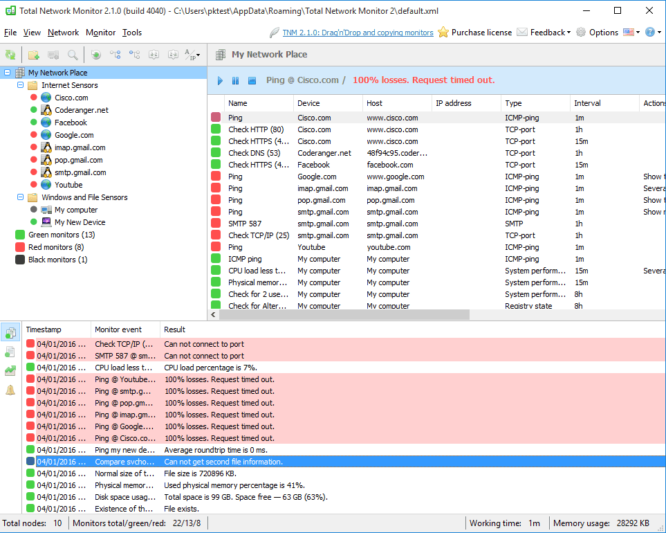 Total Network Monitor released