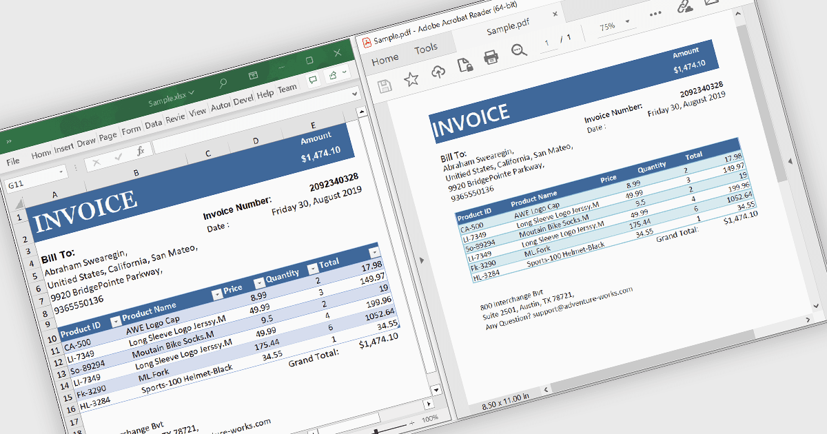 Maintain Formatting with Excel to PDF Conversion