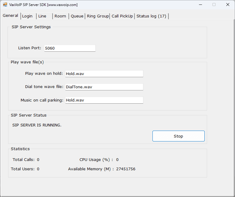 VaxVoIP SIP Server SDK product image
