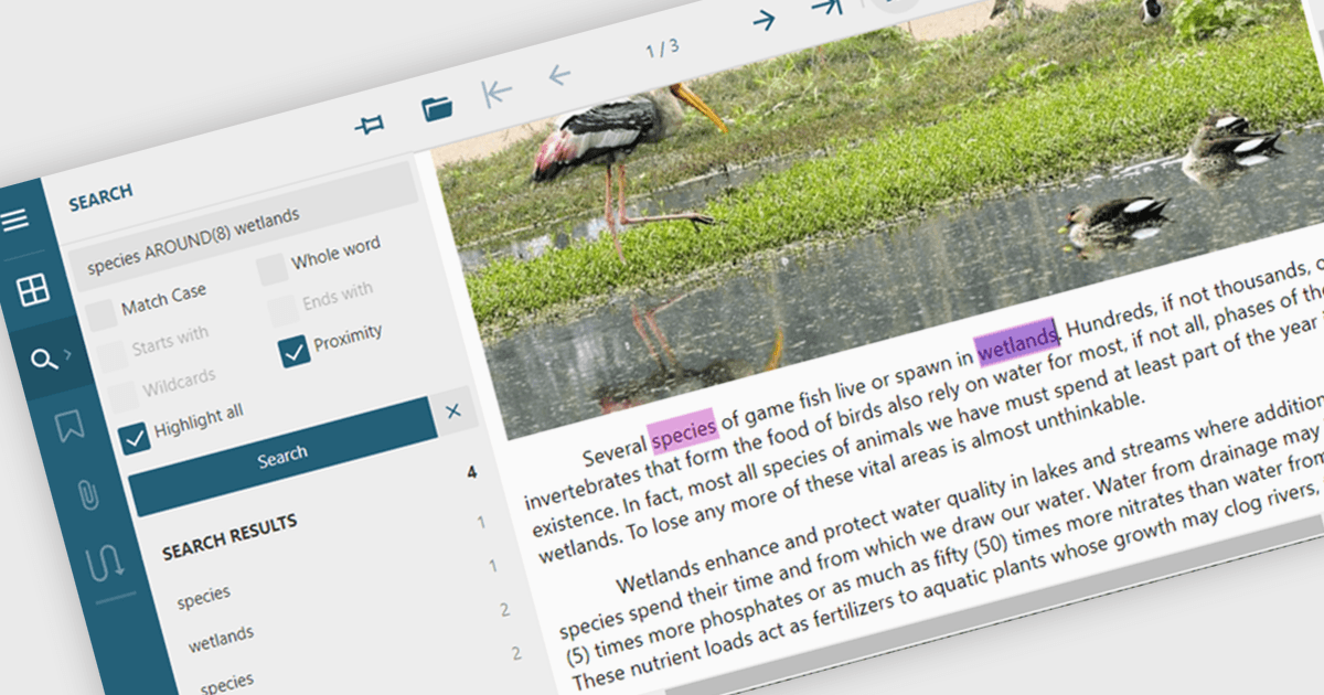 Find Content Fast in PDF Documents