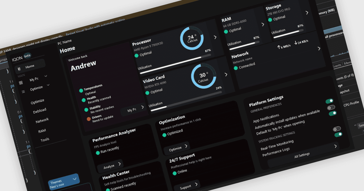 Dashboards mit vorgefertigten UI-Steuerelementen gestalten