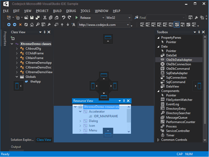 Codejock Docking Pane Visual C++ MFC product image