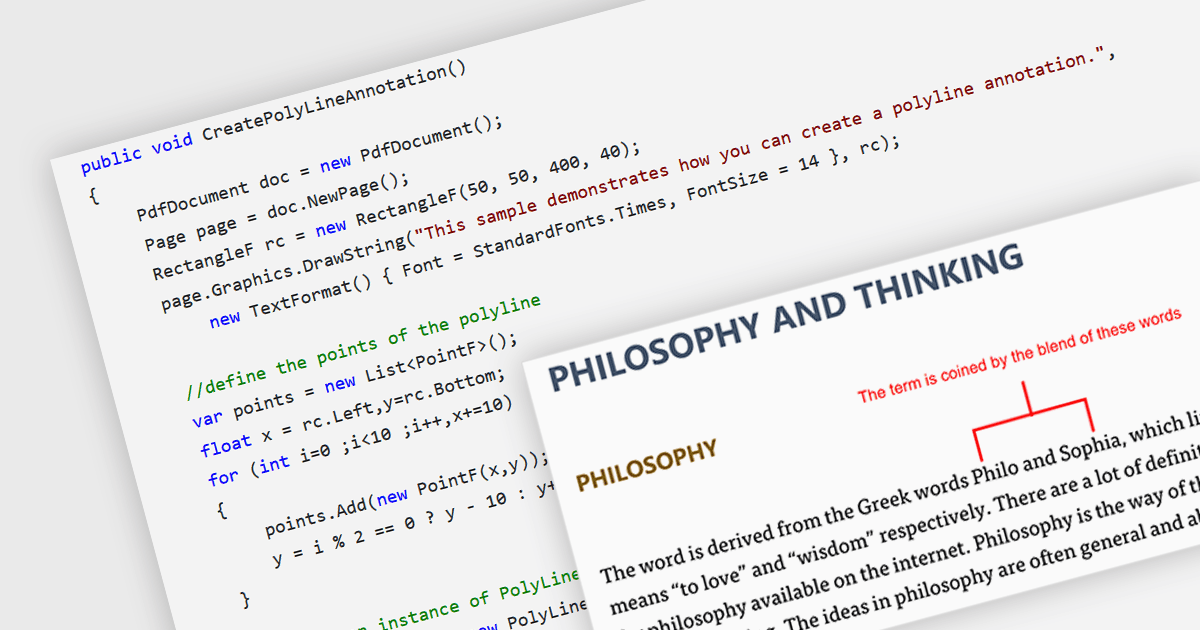 Add Polyline Annotations to PDFs in .NET Apps
