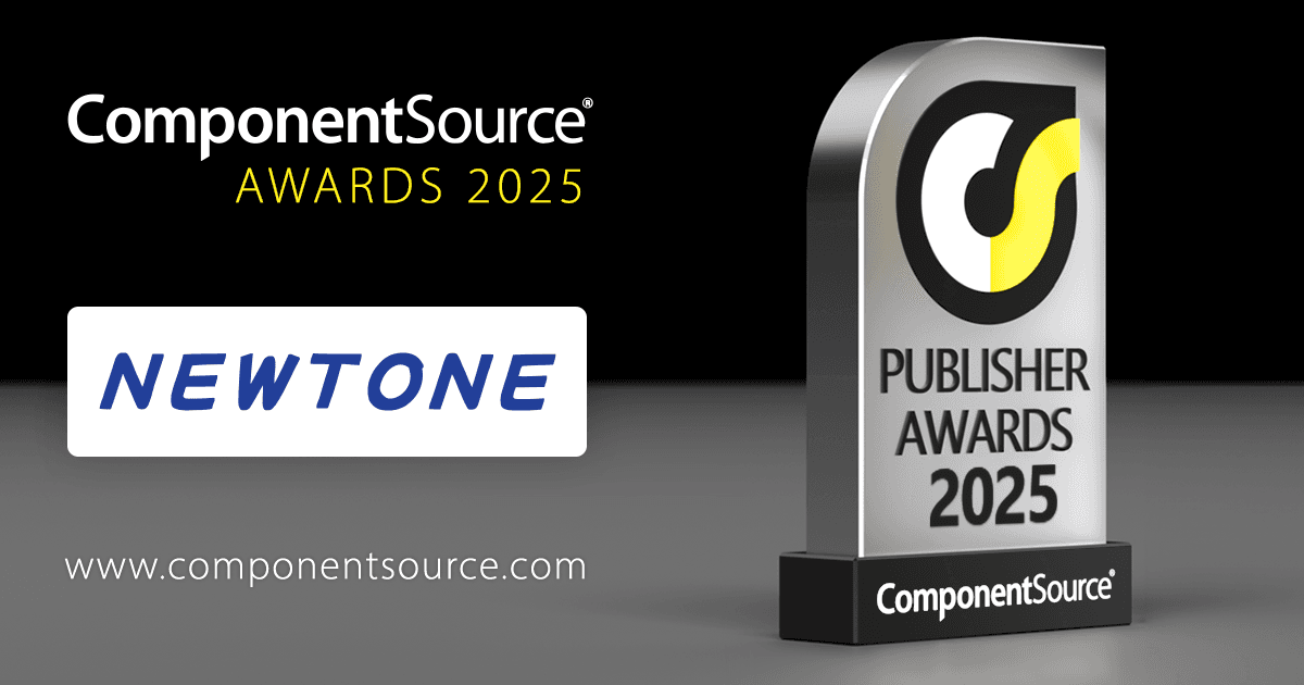 Newtone, ComponentSource 어워드 수상
